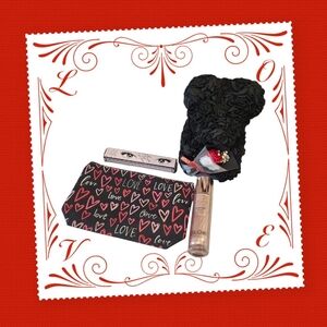 New black rose bear Gift Bundle: The Perfect Way to Say 'I Love You'